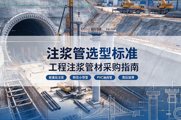 金华注浆管选型标准