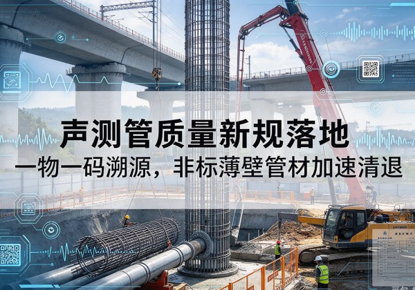 金华声测管质量新规落地，一物一码溯源，非标薄壁管材加速清退